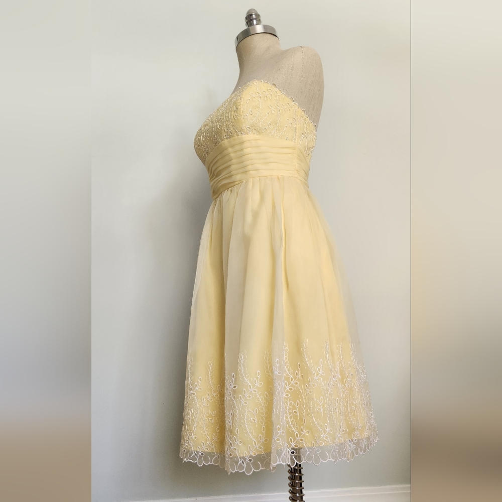 Convertible Strapless Eyelet Dress - Picture 3 of 16